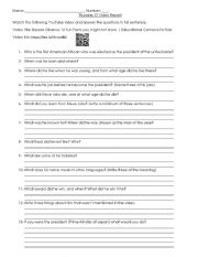 English Worksheet: Braka Obama Biography 