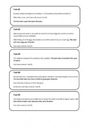 English Worksheet: Treasure Hunt