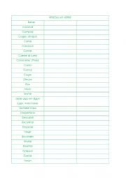 English Worksheet: Basic Irregular Verbs