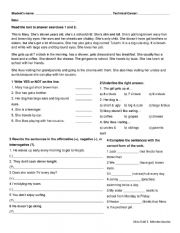 English Worksheet: Who am I?