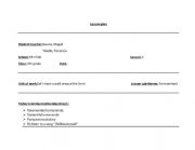 English Worksheet: Lesson plan