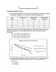 English Worksheet: Chemistry Quiz:  Experimental Design