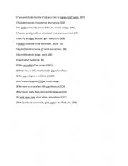 English Worksheet: Collocations about studies and work