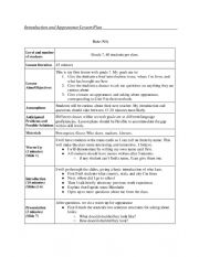English Worksheet: Appearance LP