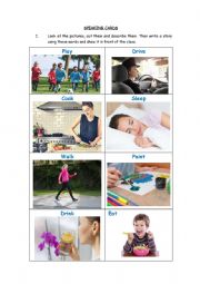 English Worksheet: Speaking cards