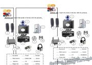 English Worksheet: computer parts 
