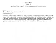 English Worksheet: Career Taboo Word game