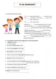 To be worksheet