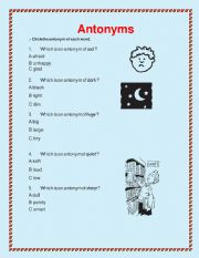 Antonyms