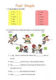 English Worksheet: PAST SIMPLE