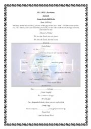 English Worksheet: song lil dicky earth fill in