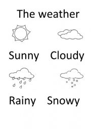 English Worksheet: Weather