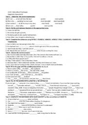 English Worksheet: Intercultural Exchanges Diagnostic Assessment