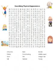 English Worksheet: Describing Physical Appearance