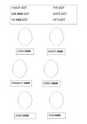 English Worksheet: physical description