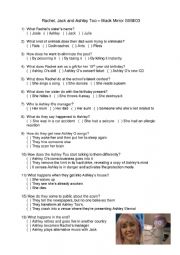 English Worksheet: Rachel, Jack and Ashley Too ESL Worksheet
