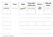 English Worksheet: Spelling Practice worksheet for children with difficulty learning word spelling