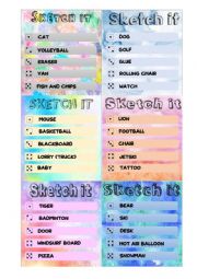 Sketch it - Game - Set 1/4