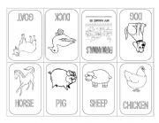 Farm Animals Mini Book