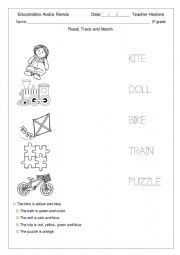 English Worksheet: Toys