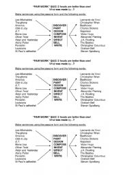 English Worksheet: The Beatles
