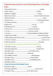 English Worksheet: grammar exercises