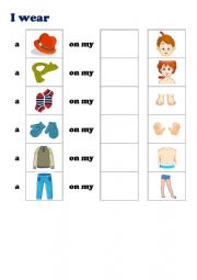 Body parts and clothes