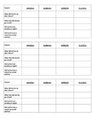 English Worksheet: A murder story (a graph for writing activity)