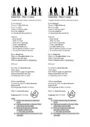 English Worksheet: Linkin Park - What I´ve done