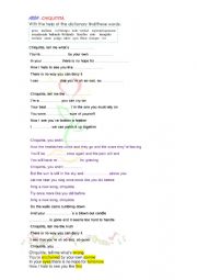 English Worksheet: ABBA