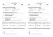 English Worksheet: verb to be