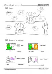 English Worksheet: Present Simple