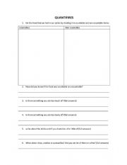 English Worksheet: quantifiers