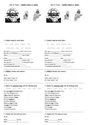 English Worksheet: Sweet child of mine