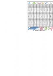 English Worksheet: ocean word search 