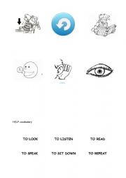 English Worksheet: english orders 