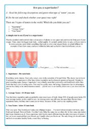 Are YOU a supertaster?