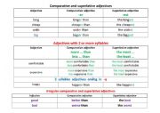 English Worksheet: Countable and uncountable adjectives