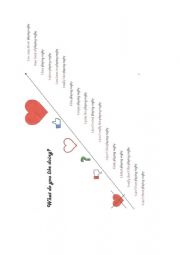 English Worksheet: what do you like doing 