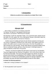 English Worksheet: workheet