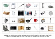 English Worksheet: Kitchens utensils