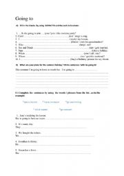 English Worksheet: FUTURE FORMS