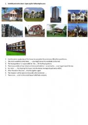 English Worksheet: Houses in Britain