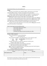 English Worksheet: 