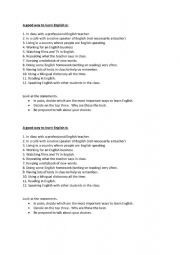 English Worksheet: Starter for older teens