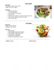 SALADS RECIPE