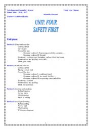 unit 3 safety first