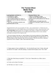 English Worksheet: TRUMAN SHOW