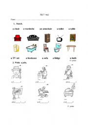 English Worksheet: Test Grammar