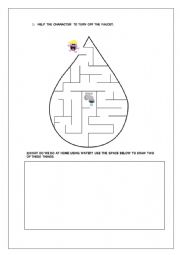 English Worksheet: Water Day